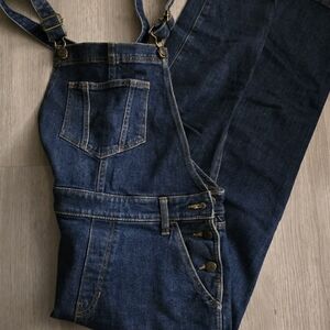 Old Navy Dark Blue Denim Overalls